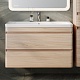 Style Line Мебель для ванной подвесная Атлантика 100, Люкс ясень перламутр, PLUS – фотография-18